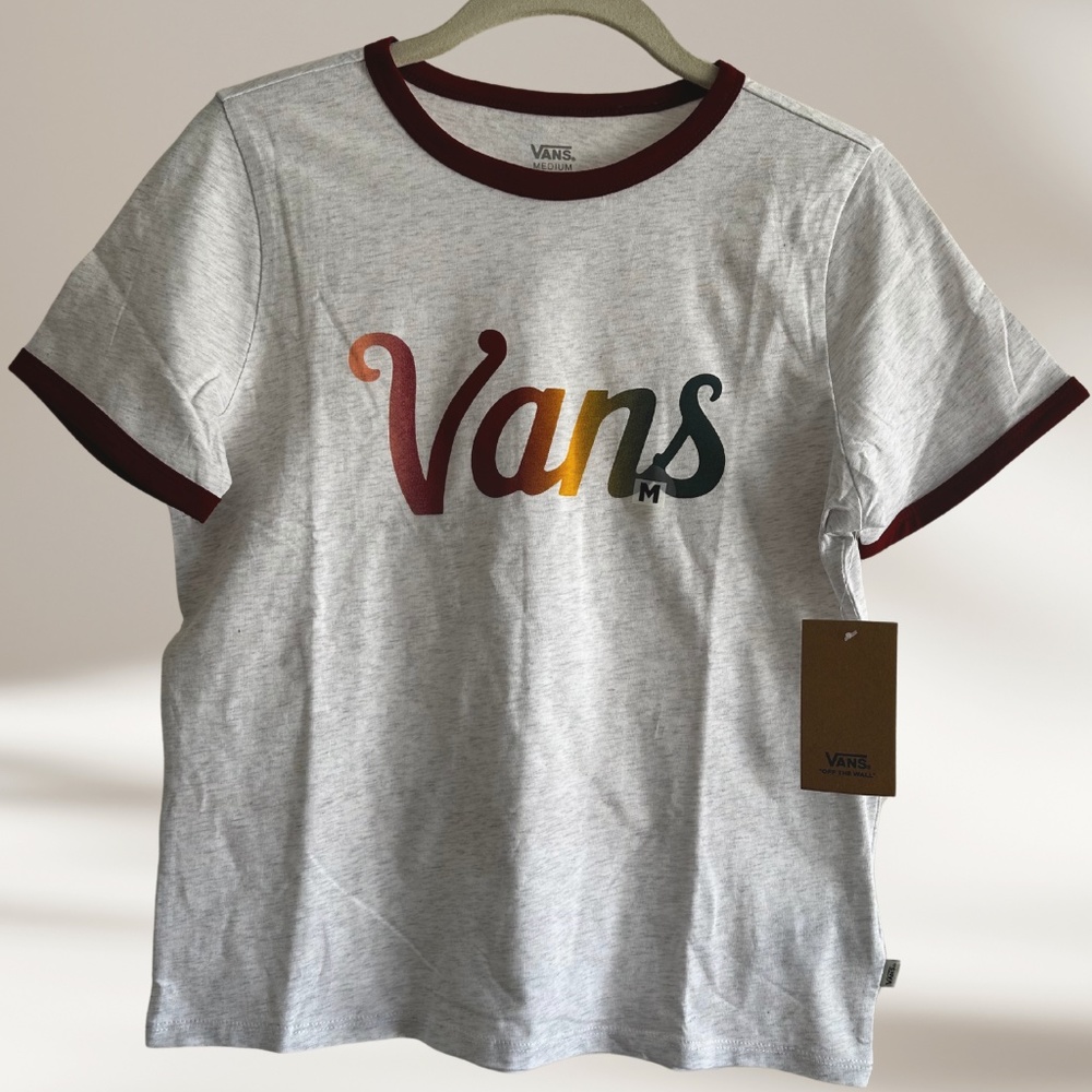 Vans Rainbow Letter Ringer T-Shirt